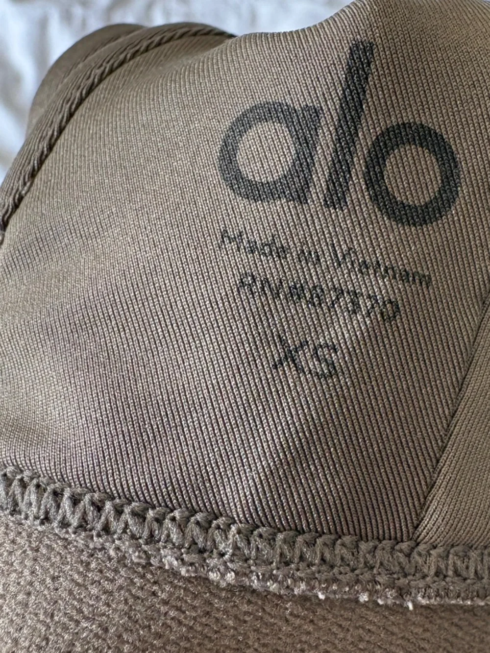 ALO Yoga Olive Green Leggings & Sports Bra Set